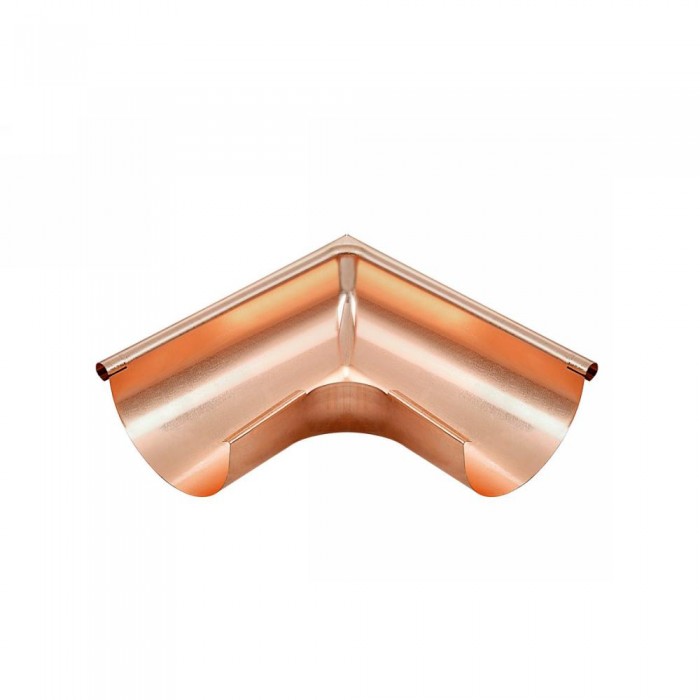 Kupfer Außenwinkel gezogen für halbrunde Dachrinne RG333 Winkel 90° Grad